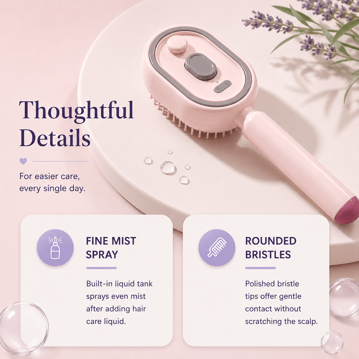 SilkMist™ Hair Brush