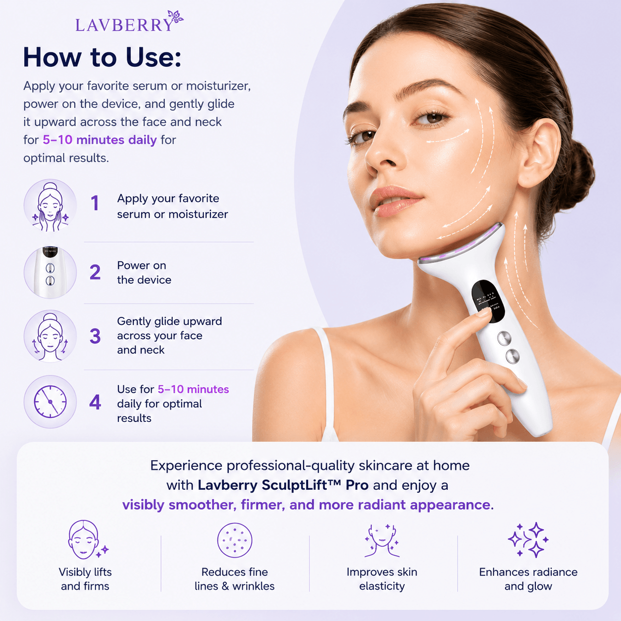 SculptLift™ Pro – Face & Neck Rejuvenation Device